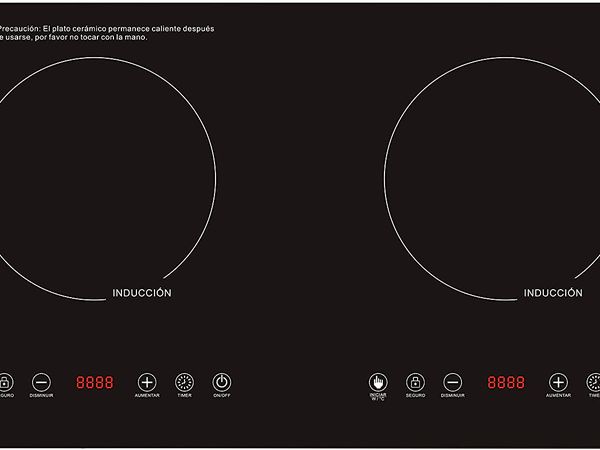 ✔️ Comparativa de las 3 MEJORES parrillas de DOS QUEMADORES de inducción magnética